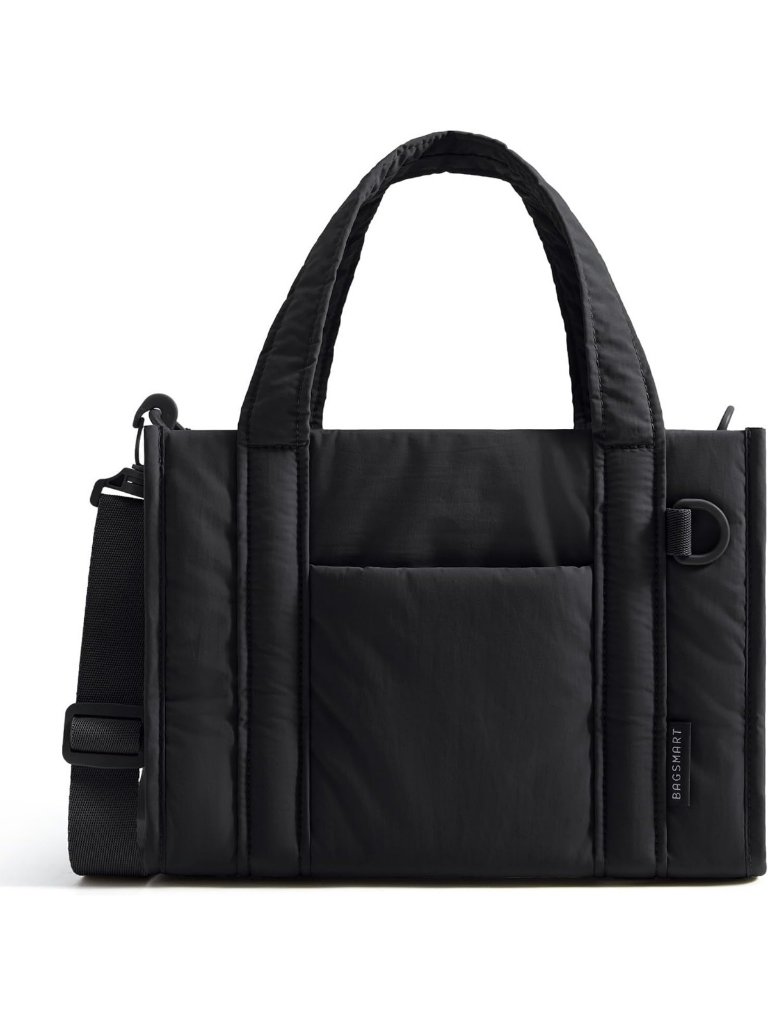 Stylish Boxy Tote Bag For Women | Versatile Crossbody Work Bag With Zipper